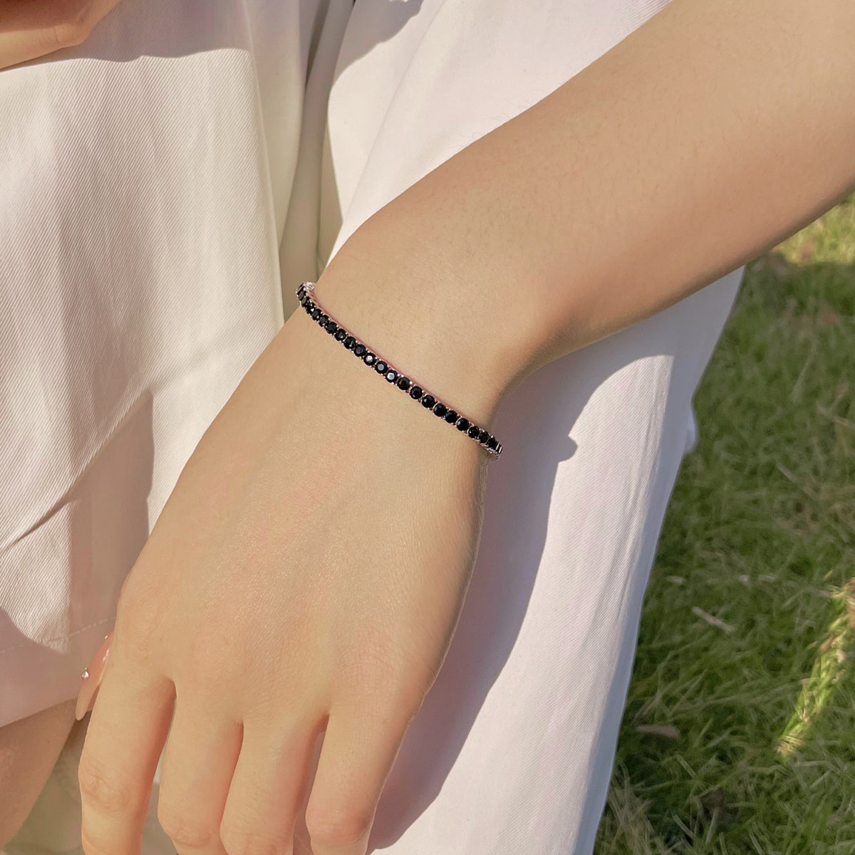 [ELAN LUXE]Radiant Colorful Round Cut Party Bracelet