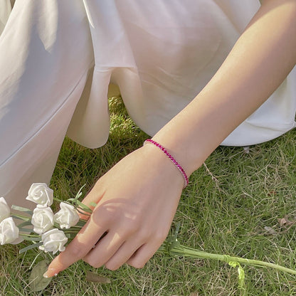 [ELAN LUXE]Radiant Colorful Round Cut Party Bracelet