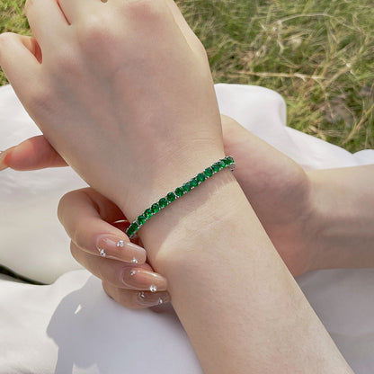 [ELAN LUXE]Radiant Colorful Round Cut Party Bracelet