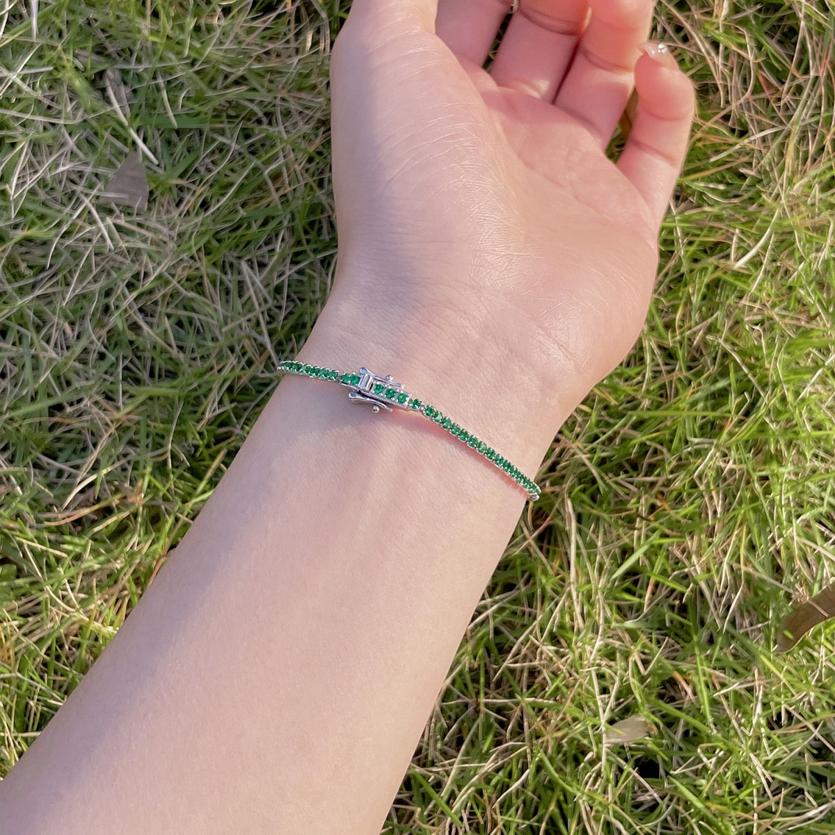 [ELAN LUXE]Radiant Colorful Round Cut Party Bracelet