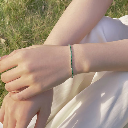 [ELAN LUXE]Radiant Colorful Round Cut Party Bracelet