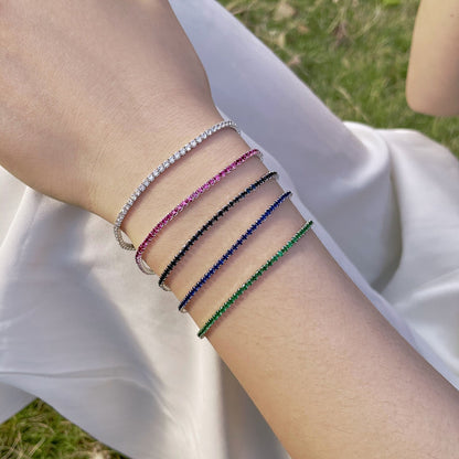 [ELAN LUXE]Radiant Colorful Round Cut Party Bracelet