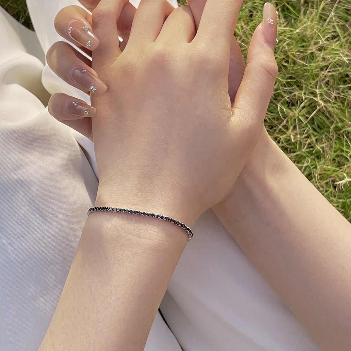 [ELAN LUXE]Radiant Colorful Round Cut Party Bracelet
