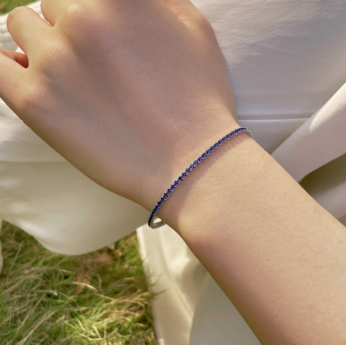 [ELAN LUXE]Radiant Colorful Round Cut Party Bracelet