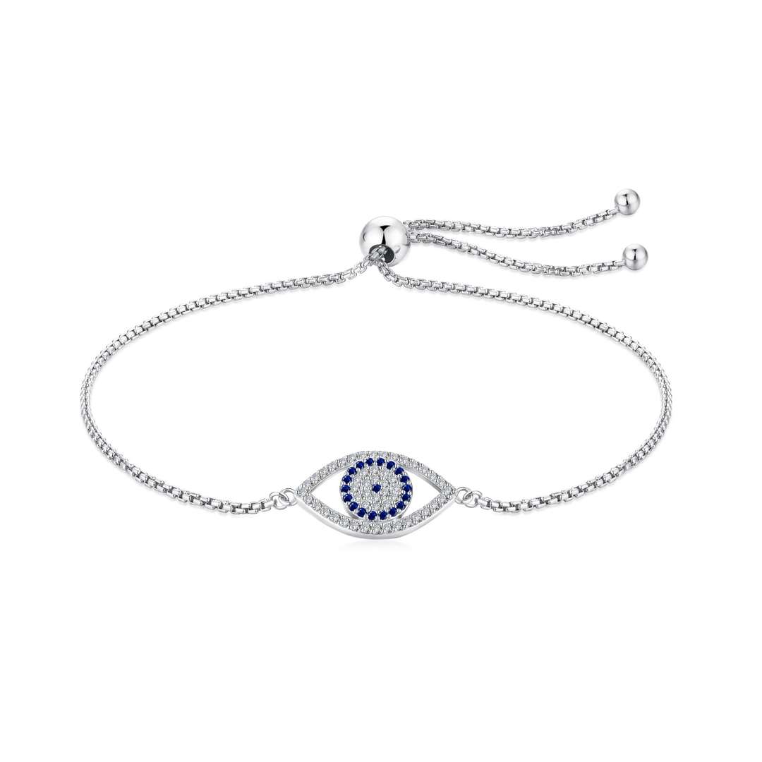 [ELAN LUXE]Dazzling Eye Shape Necklace