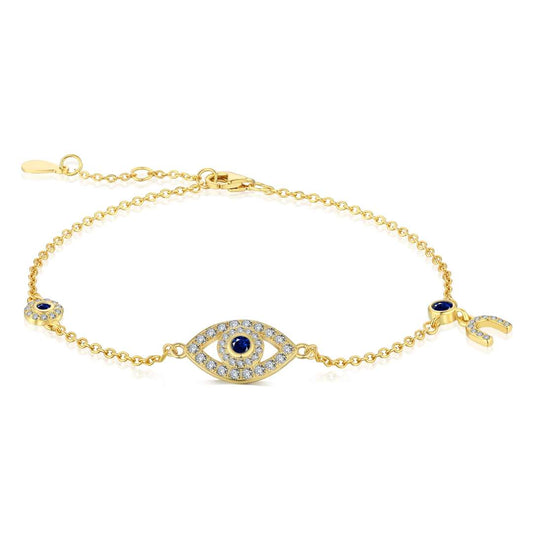 [ELAN LUXE]Dainty Eye Shape Necklace