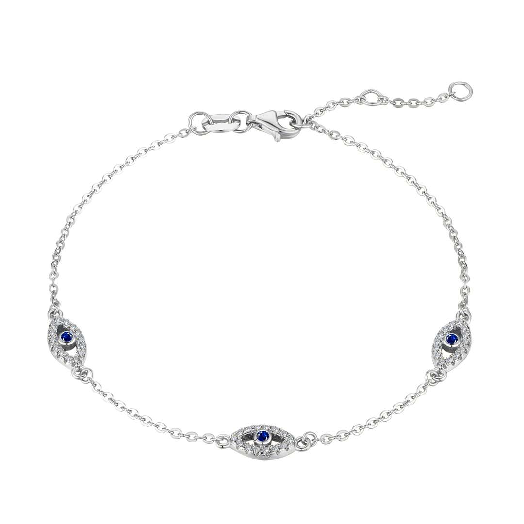 [ELAN LUXE]Evil Eye Shape Pendent Necklace