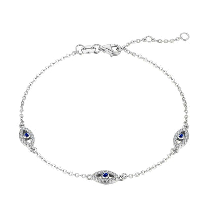 [ELAN LUXE]Evil Eye Shape Pendent Necklace