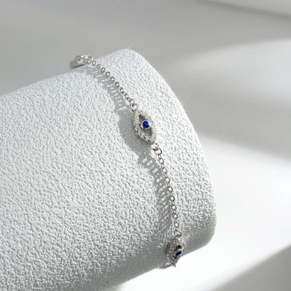[ELAN LUXE]Evil Eye Shape Pendent Necklace