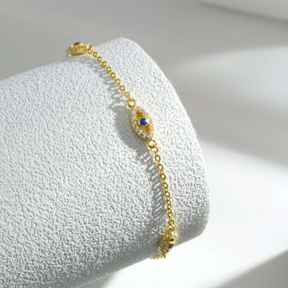 [ELAN LUXE]Evil Eye Shape Pendent Necklace