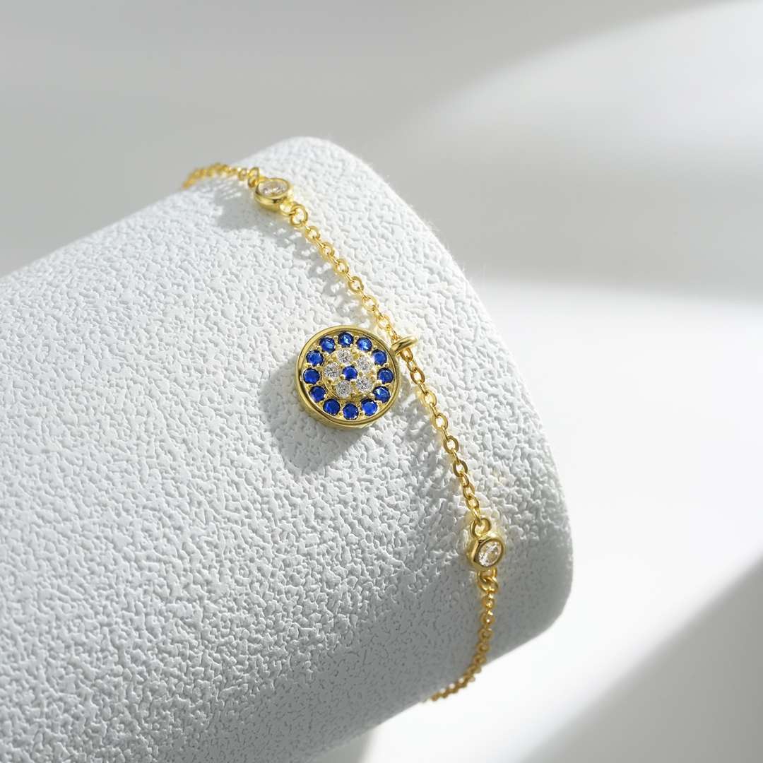 [ELAN LUXE]Devil's Eye Round Shape Bracelet