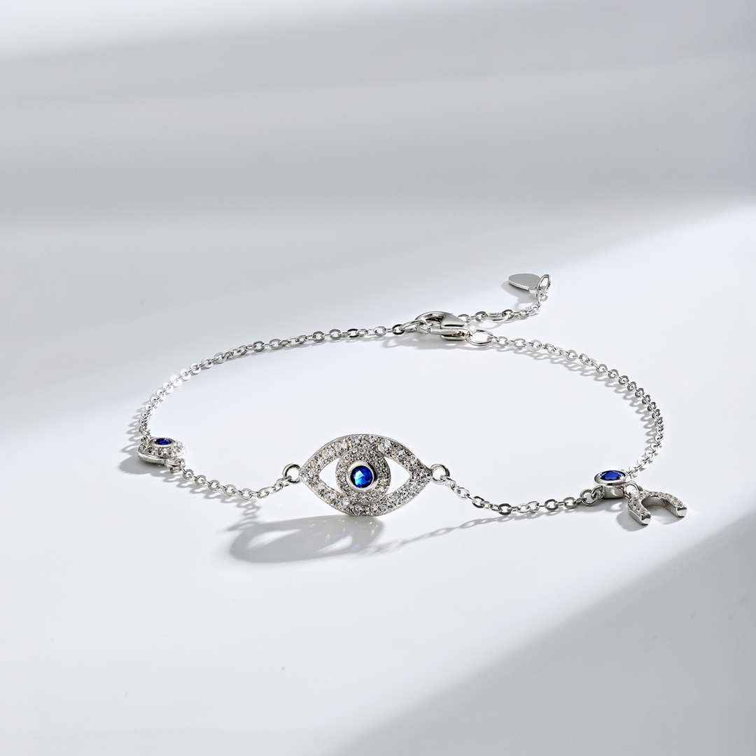 [ELAN LUXE]Dainty Eye Shape Necklace