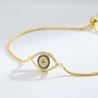 [ELAN LUXE]Dazzling Eye Shape Necklace