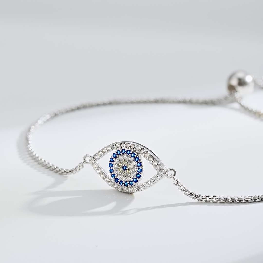 [ELAN LUXE]Dazzling Eye Shape Necklace