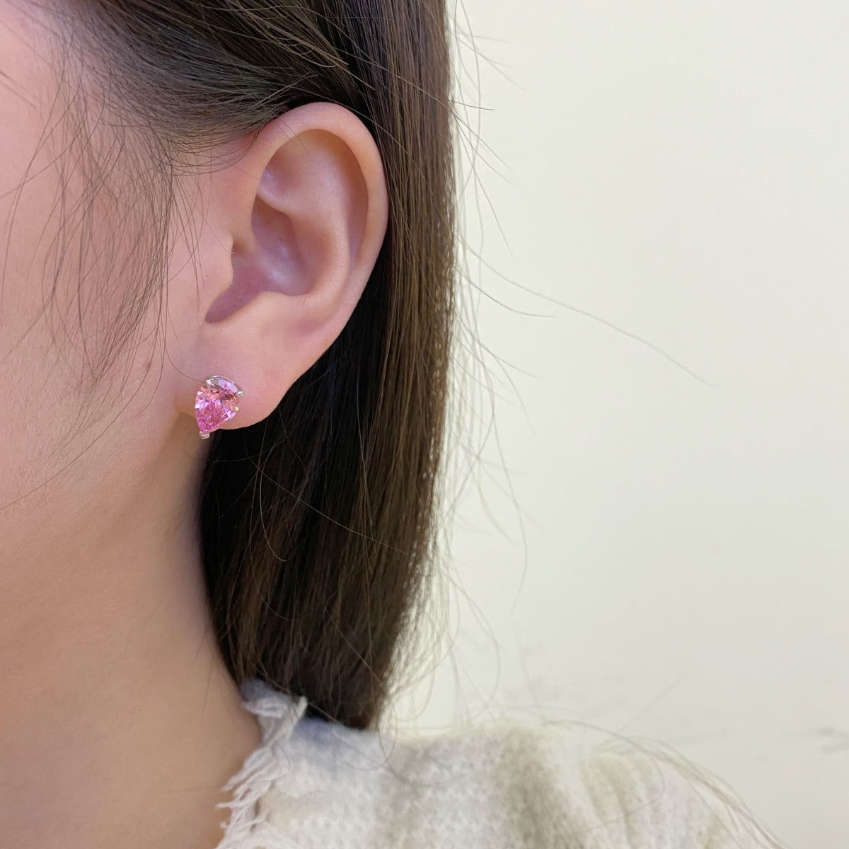 [ELAN LUXE]Ornate Water Drop Shape Earrings