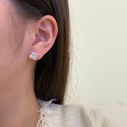[ELAN LUXE]Ornate Square Shape Earrings