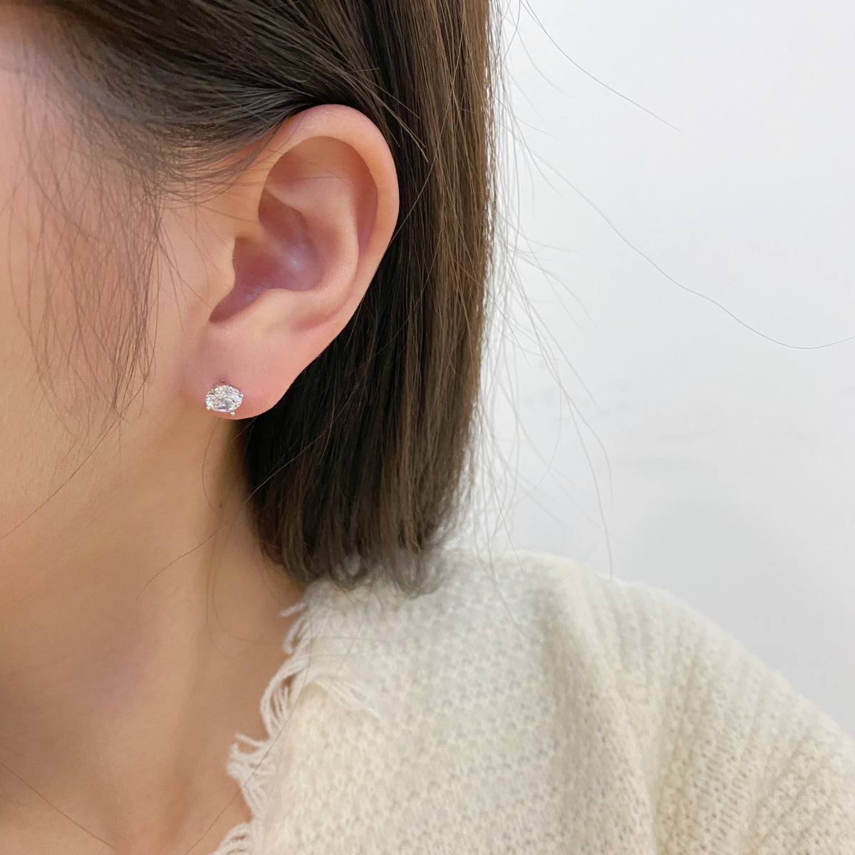 [ELAN LUXE]Unique Round Shape Earrings