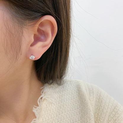 [ELAN LUXE]Unique Round Shape Earrings