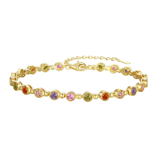 [ELAN LUXE]Sparkling Exquisite Round Cut Party Bracelet