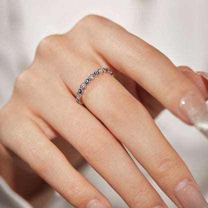 [ELAN LUXE]Radiant Colorful Round Shape Daily Ring