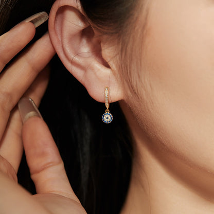 [ELAN LUXE]Unique Devil Eye Earrings