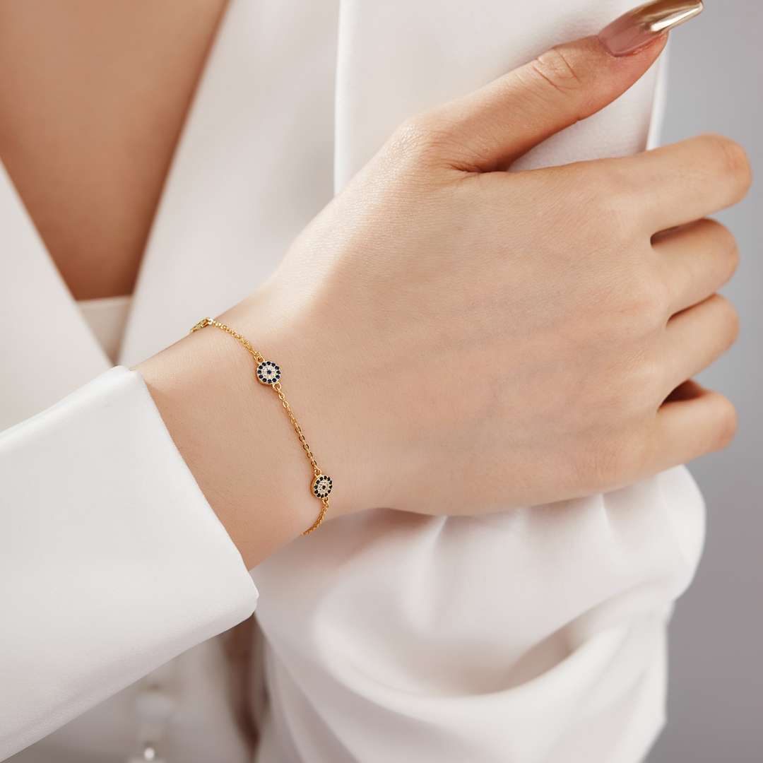 [ELAN LUXE]Delicate Round Shape Pendent Necklace