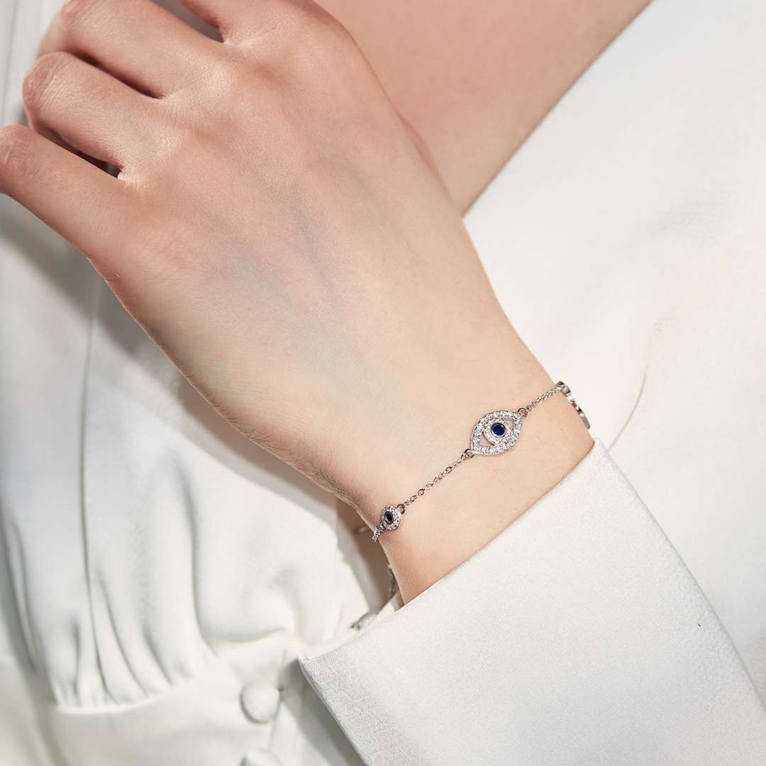 [ELAN LUXE]Dainty Eye Shape Necklace
