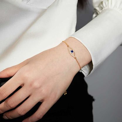 [ELAN LUXE]Devil's Eye Hollow Design Bracelet