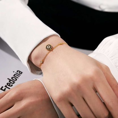 [ELAN LUXE]Devil's Eye Round Shape Bracelet