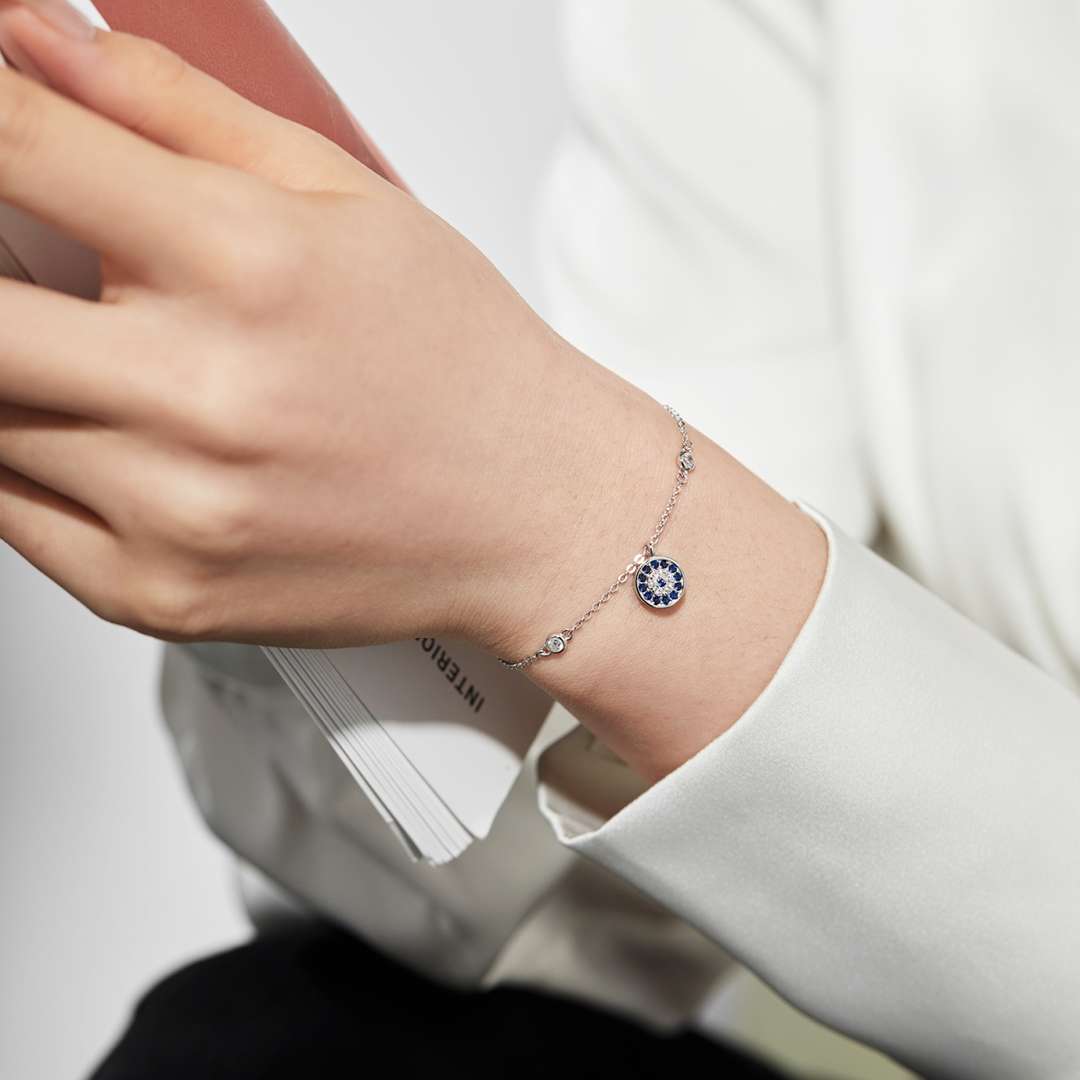 [ELAN LUXE]Devil's Eye Round Shape Bracelet