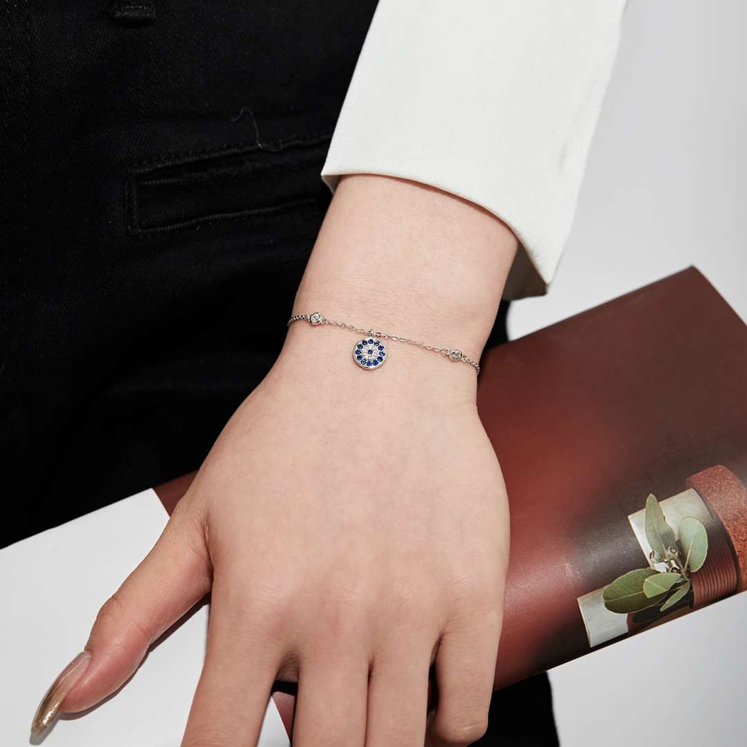 [ELAN LUXE]Devil's Eye Round Shape Bracelet
