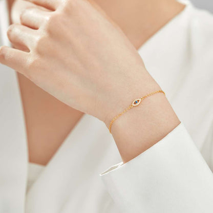 [ELAN LUXE]Evil Eye Shape Necklace
