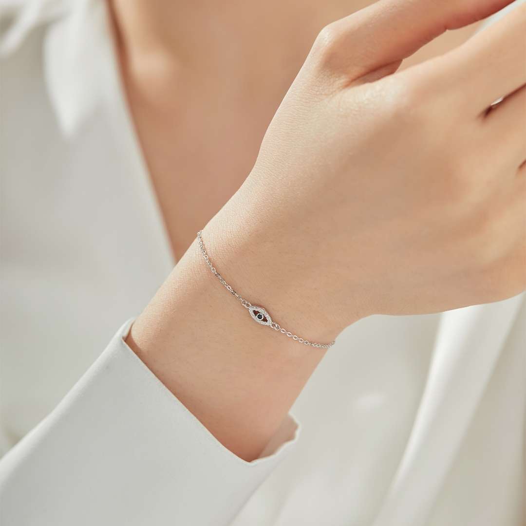 [ELAN LUXE]Evil Eye Shape Necklace