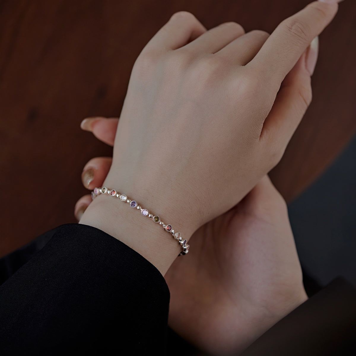 [ELAN LUXE]Sparkling Exquisite Round Cut Party Bracelet