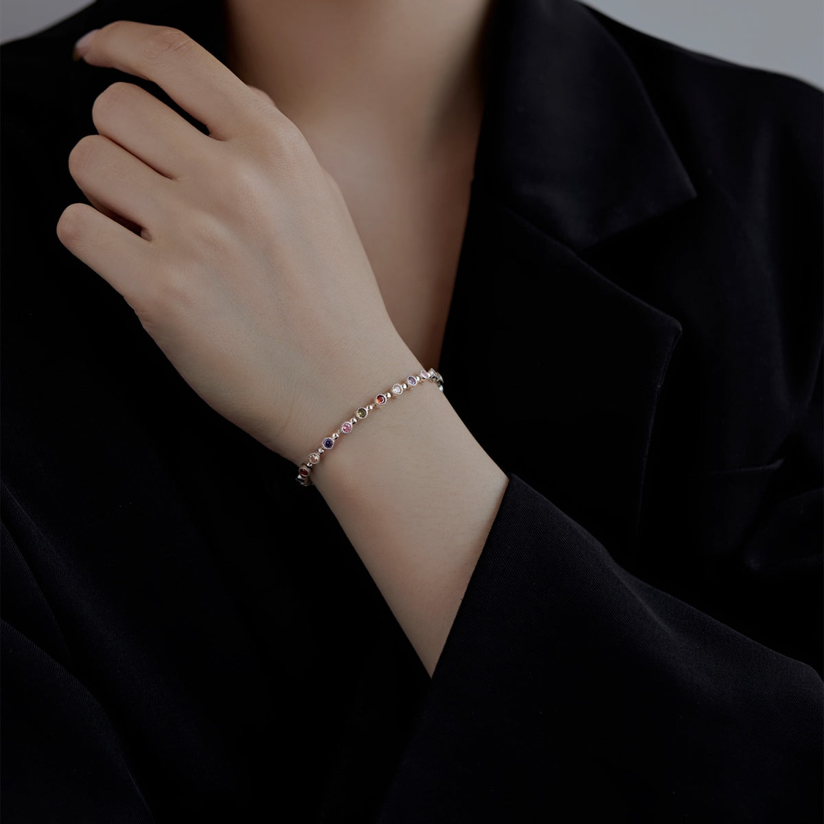[ELAN LUXE]Sparkling Exquisite Round Cut Party Bracelet