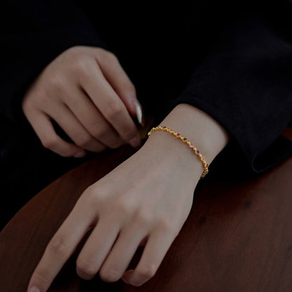 [ELAN LUXE]Sparkling Exquisite Round Cut Party Bracelet