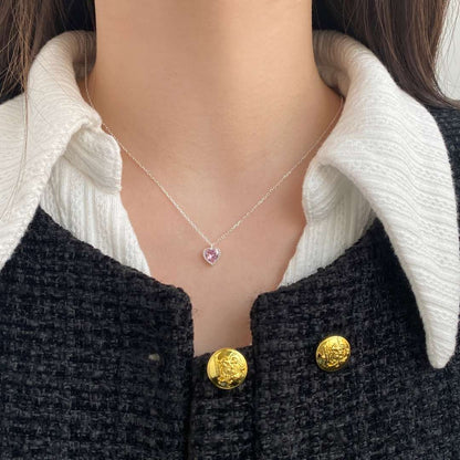 [ELAN LUXE]Ornate Heart Shape Necklace