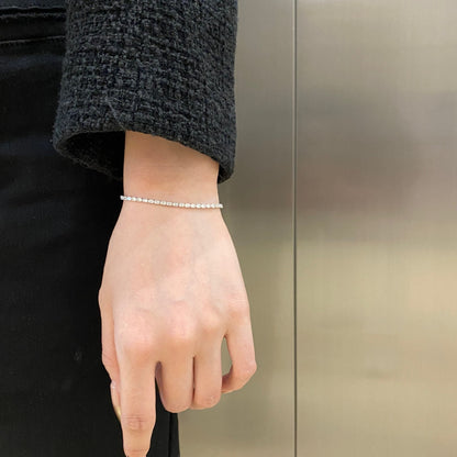 [ELAN LUXE]Elegant Emerald Cut Daily Bracelet