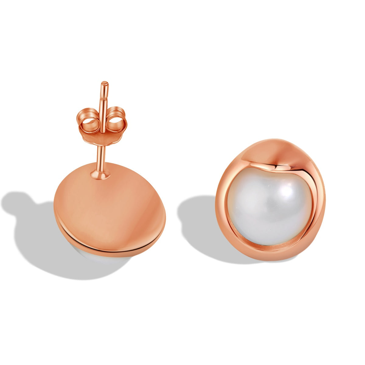 [ELAN LUXE]Dainty Bread Pearl Earrings