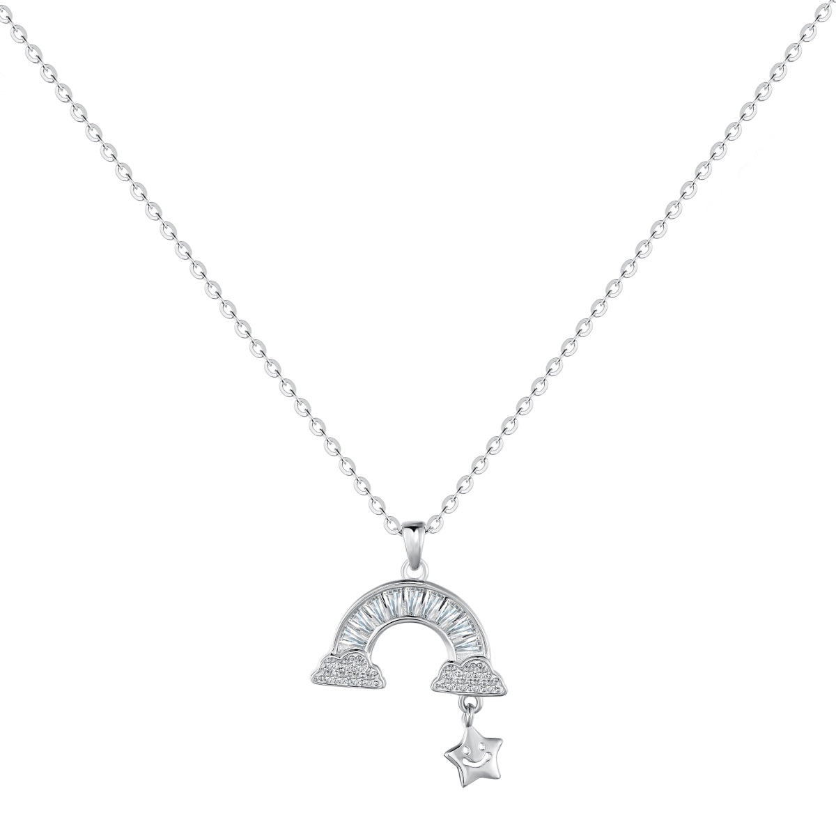 [ELAN LUXE]Unique Rainbow Star Necklace