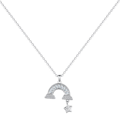 [ELAN LUXE]Unique Rainbow Star Necklace