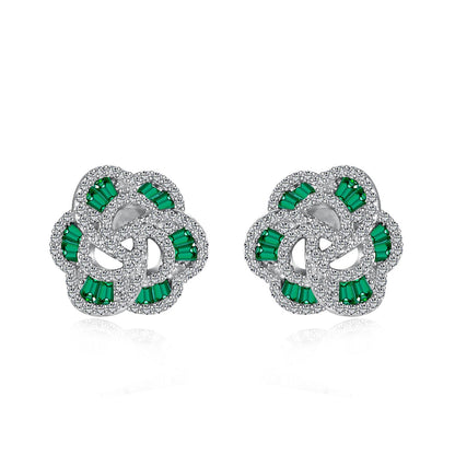 [ELAN LUXE]Exquisite Flower Shape Daily Earrings