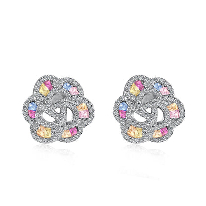 [ELAN LUXE]Exquisite Flower Shape Daily Earrings