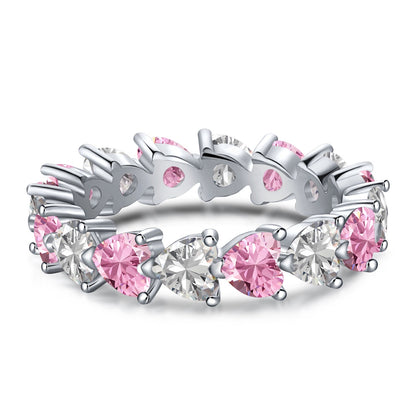 [ELAN LUXE]0.25 Carat Radiant Romance Heart Cut Lover Ring
