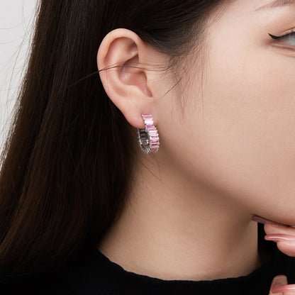 [ELAN LUXE]Radiant Heart Cutout Earrings