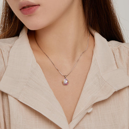 [ELAN LUXE]Charming Flower Colorful Necklace