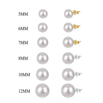 [ELAN LUXE]Delicate Pearl Earrings
