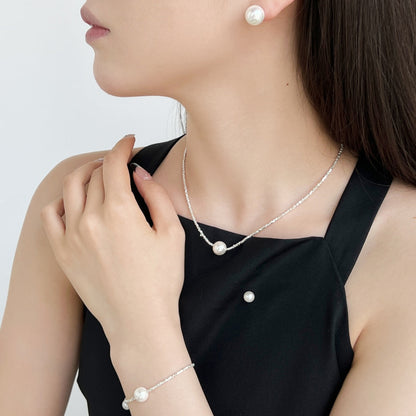 [ELAN LUXE]Delicate Pearl Earrings