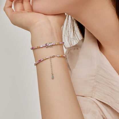 [ELAN LUXE]Delicate Romantic Heart Shape Lover Bracelet