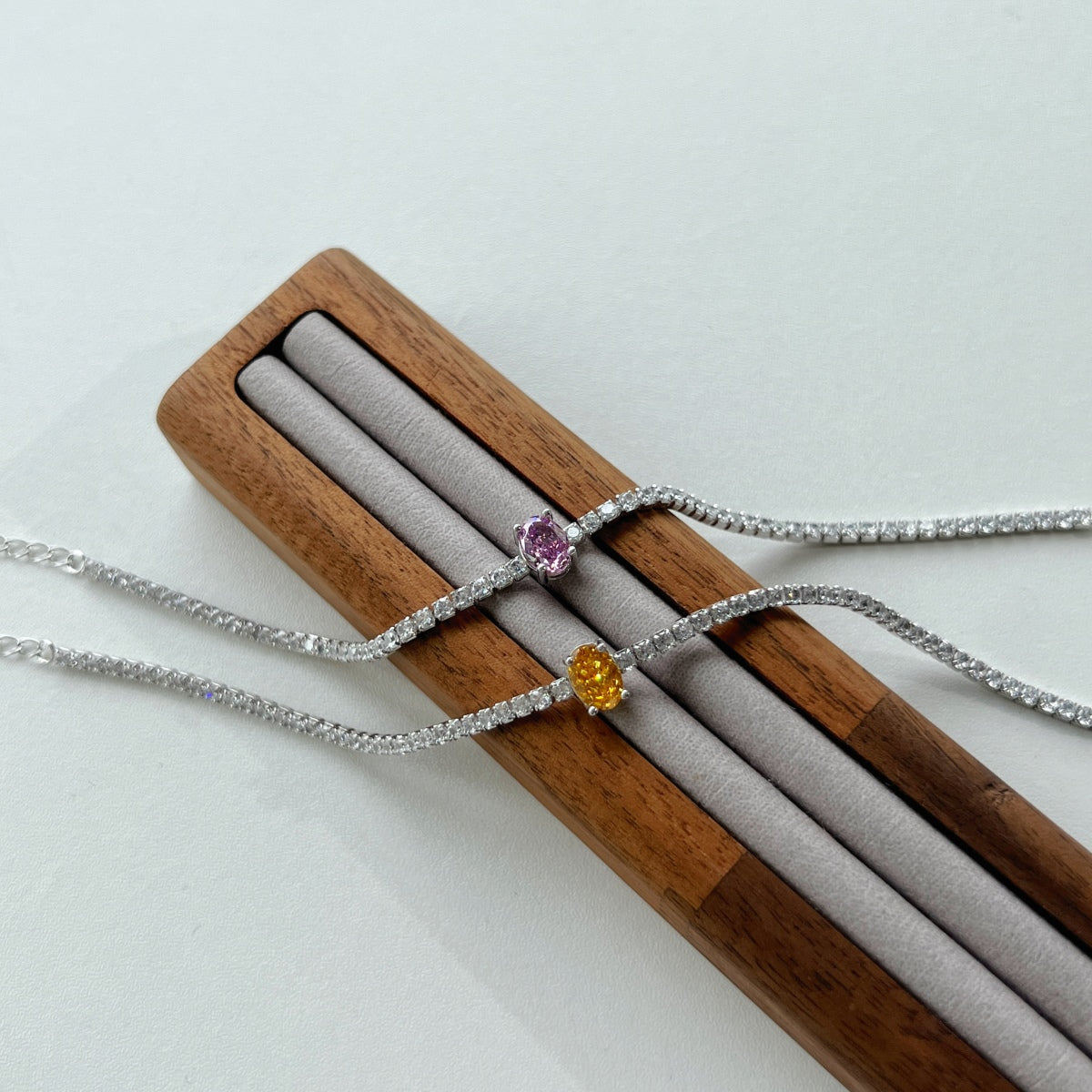 [ELAN LUXE]0.75 Carat Exquisite Oval Cut Daily Bracelet